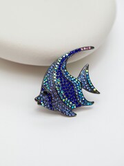 Jon Richard Silver Tropical Fish Brooch Gift Box - Image 3 of 4