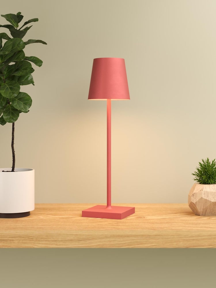SolarCentre Orange Jour USB Solar Rechargeable Outdoor Table Lamp - Image 1 of 4