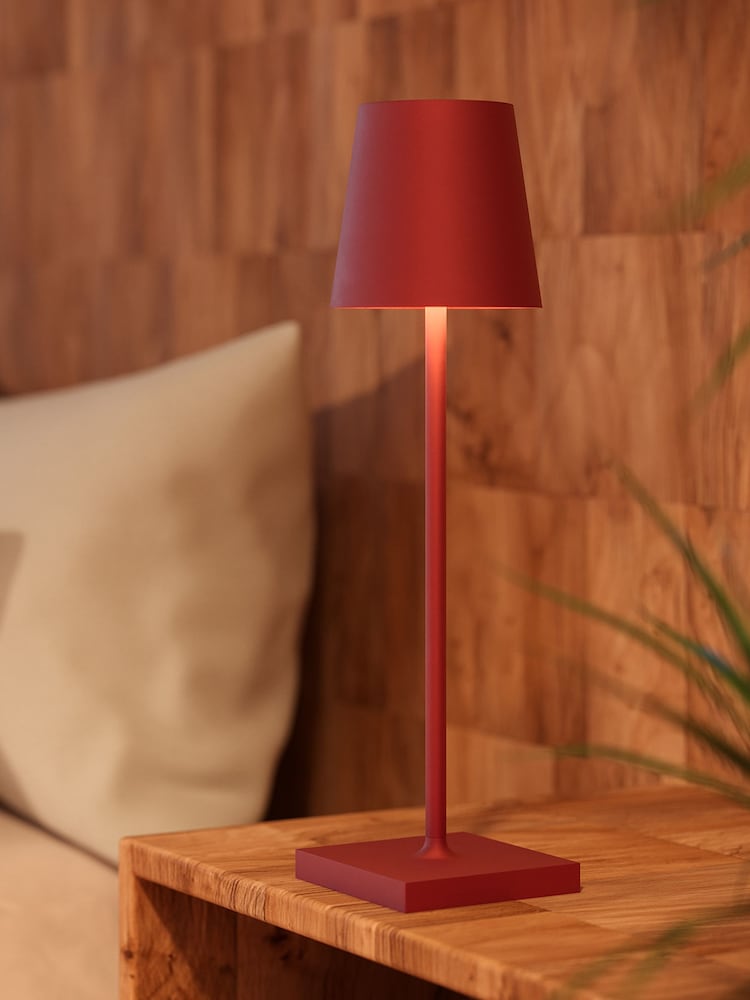 SolarCentre Orange Jour USB Solar Rechargeable Outdoor Table Lamp - Image 2 of 4