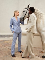 Hobbs Blue Adina Trousers - Image 2 of 5