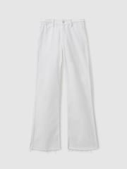 Paige Braided Waist Wide Leg Jeans - Image 1 of 5