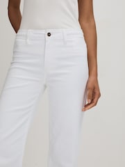 Paige Braided Waist Wide Leg Jeans - Image 3 of 5