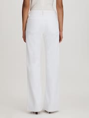Paige Braided Waist Wide Leg Jeans - Image 4 of 5