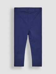 JoJo Maman Bébé Navy Blue Ditsy Floral 2-Pack Autumn Ditsy Floral Leggings - Image 5 of 7