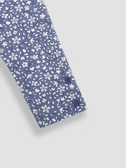 JoJo Maman Bébé Navy Blue Ditsy Floral 2-Pack Autumn Ditsy Floral Leggings - Image 6 of 7