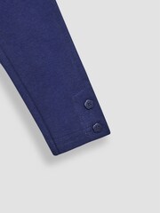 JoJo Maman Bébé Navy Blue Ditsy Floral 2-Pack Autumn Ditsy Floral Leggings - Image 7 of 7