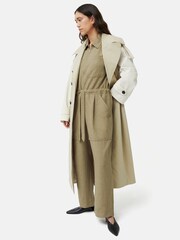 Jigsaw Linen Zip Front Jumpsuit - Image 5 of 5