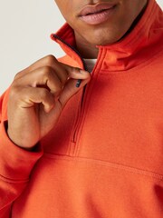 Oranžna - Regatta Agilno Quarter Zip flis - Slika 4 iz 8