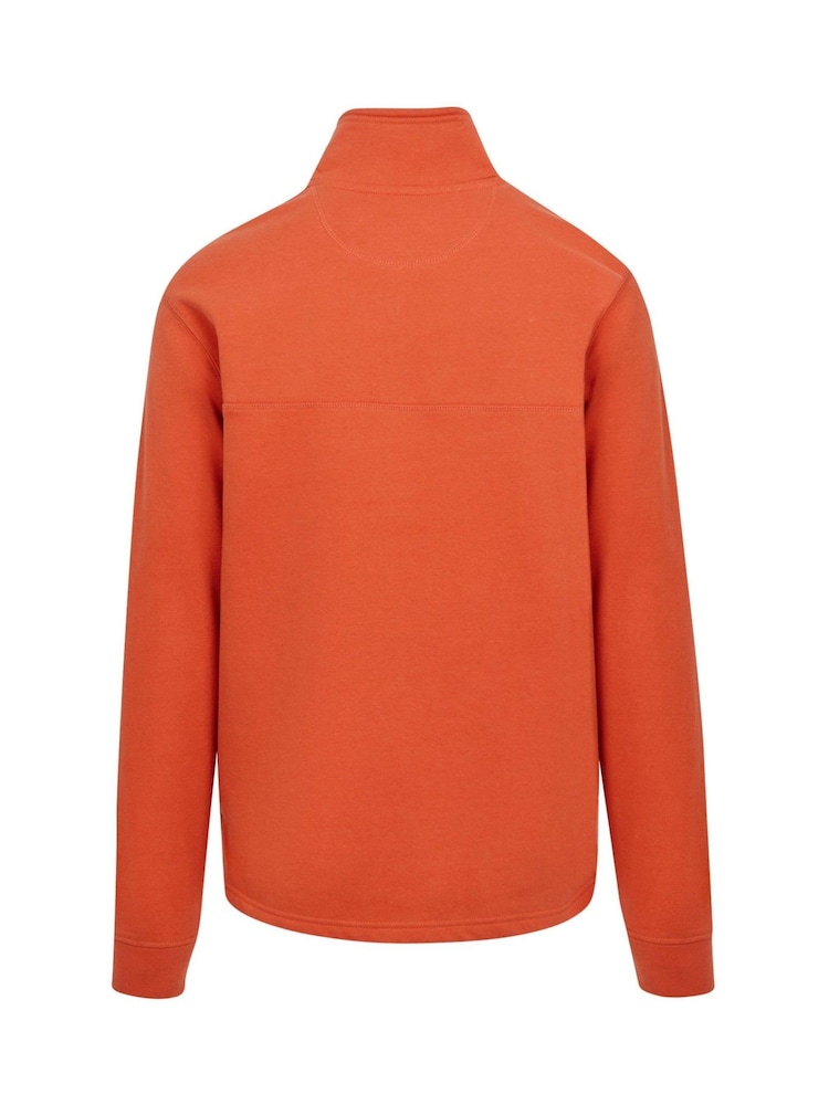 Oranžna - Regatta Agilno Quarter Zip flis - Slika 8 iz 8
