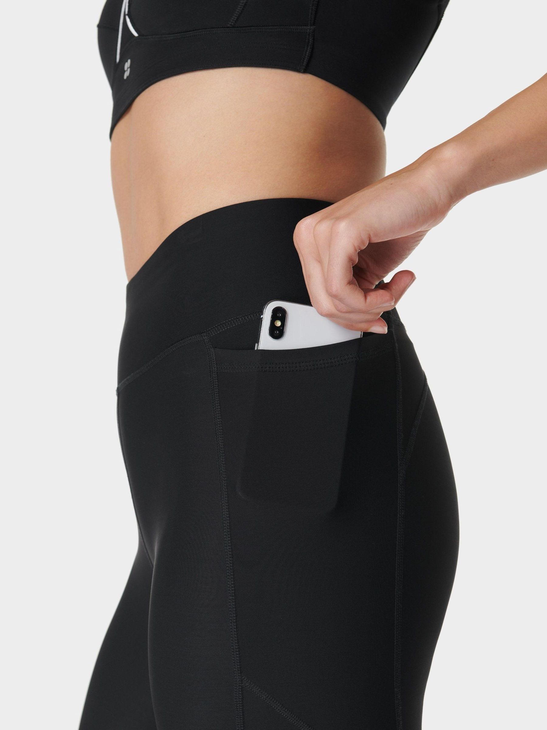 Buy Sweaty Betty Black 7/8 Length Zero Gravity Illuminate Run