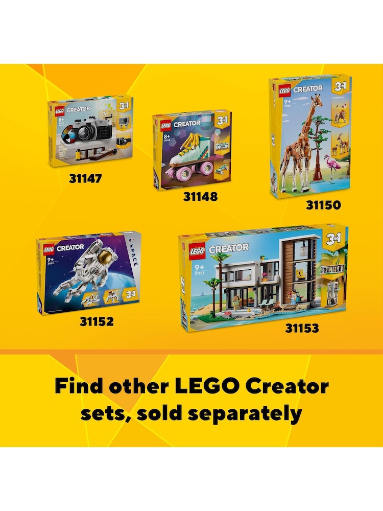 Buy LEGO Creator 3in1 T Rex Toy Dinosaur Set from the Next UK
