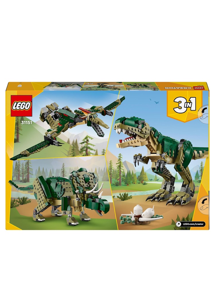 LEGO Creator 3in1 T Rex Toy Dinosaur Set - Bild 9 von 9 LEGO Creator 3in1 T Rex Toy Dinosaur Set - Bild 9 von 9
