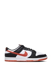 Nike Black/Red Dunk Low Trainers - Image 1 of 9