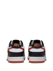 Nike Black/Red Dunk Low Trainers - Image 5 of 9