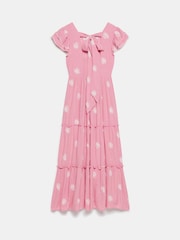 Mint Velvet Pink Floral Embroidered Maxi Dress - Image 4 of 4