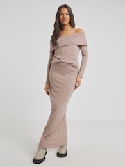 Simply Be Pink Cut & Sew Bardot Top - Image 3 of 4
