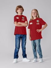 Canterbury Red British & Irish Lions Rugby Cotton Jersey T-Shirt - Image 1 of 9