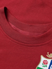 Canterbury Red British & Irish Lions Rugby Cotton Jersey T-Shirt - Image 9 of 9