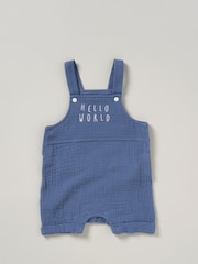 Homegrown Blue Dungaree Outfit Set - Image 4 of 5
