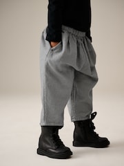 Black/White 100% Cotton Check Trousers (3mths-7yrs) - Image 2 of 7