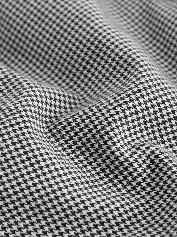 Black/White 100% Cotton Check Trousers (3mths-7yrs) - Image 7 of 7