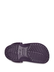 Crocs Purple Classic Toddler Glitter Clogs - Image 6 of 6