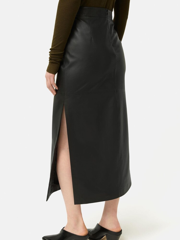 Jigsaw Leather Maxi Skirt - Image 2 of 6