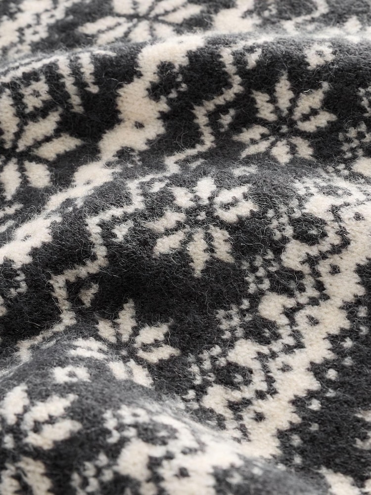 Black/White Matching Family Womens Christmas Fairisle Pattern Jumper - Image 13 of 13