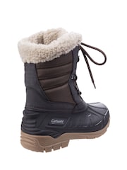 Cotswolds Corset Lined Lace-Up Snow Brown Boots - Image 3 of 4