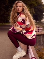 Burgundy Red Active Supersoft Sports Fleece Jacket - Image 2 of 10