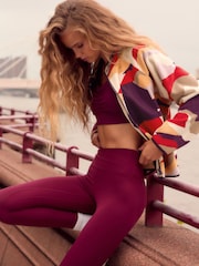 Burgundy Red Active Supersoft Sports Fleece Jacket - Image 3 of 10