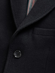 Black Signature Soft Touch Wool Rich Epsom Coat - Image 10 of 11