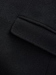 Black Signature Soft Touch Wool Rich Epsom Coat - Image 11 of 11
