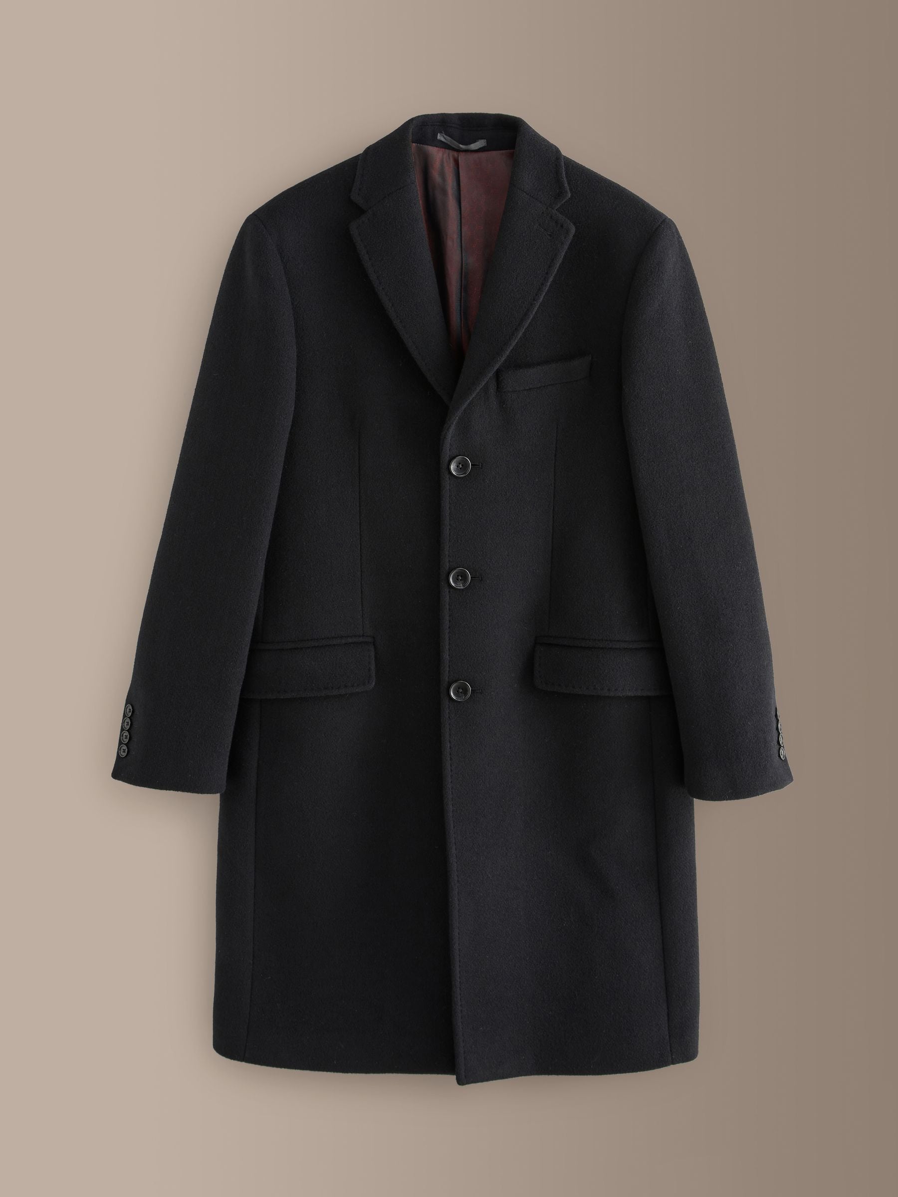Buy Black Signature Soft Touch Wool Rich Italian Fabric Epsom