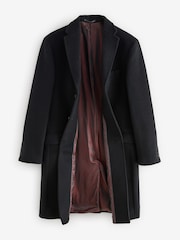 Black Signature Soft Touch Wool Rich Epsom Coat - Image 8 of 11