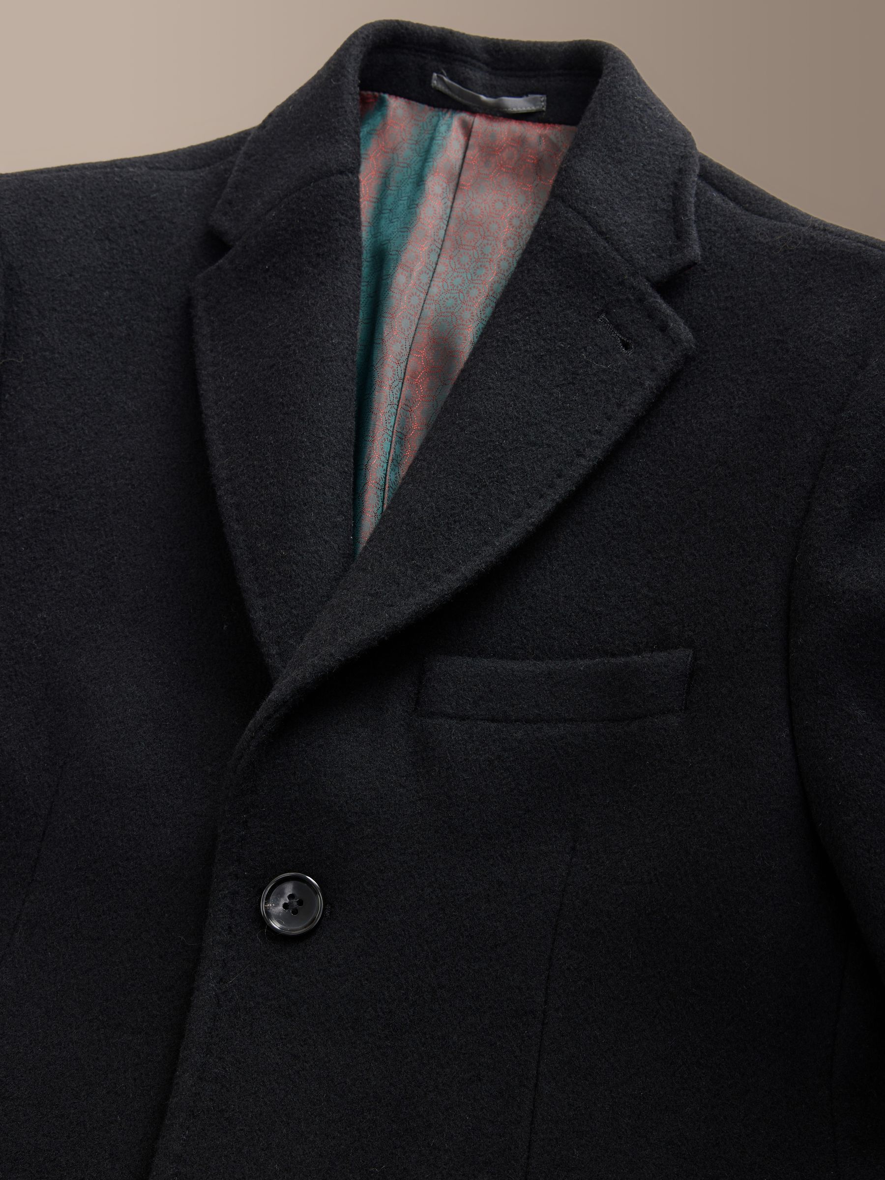Buy Black Signature Soft Touch Wool Rich Italian Fabric Epsom