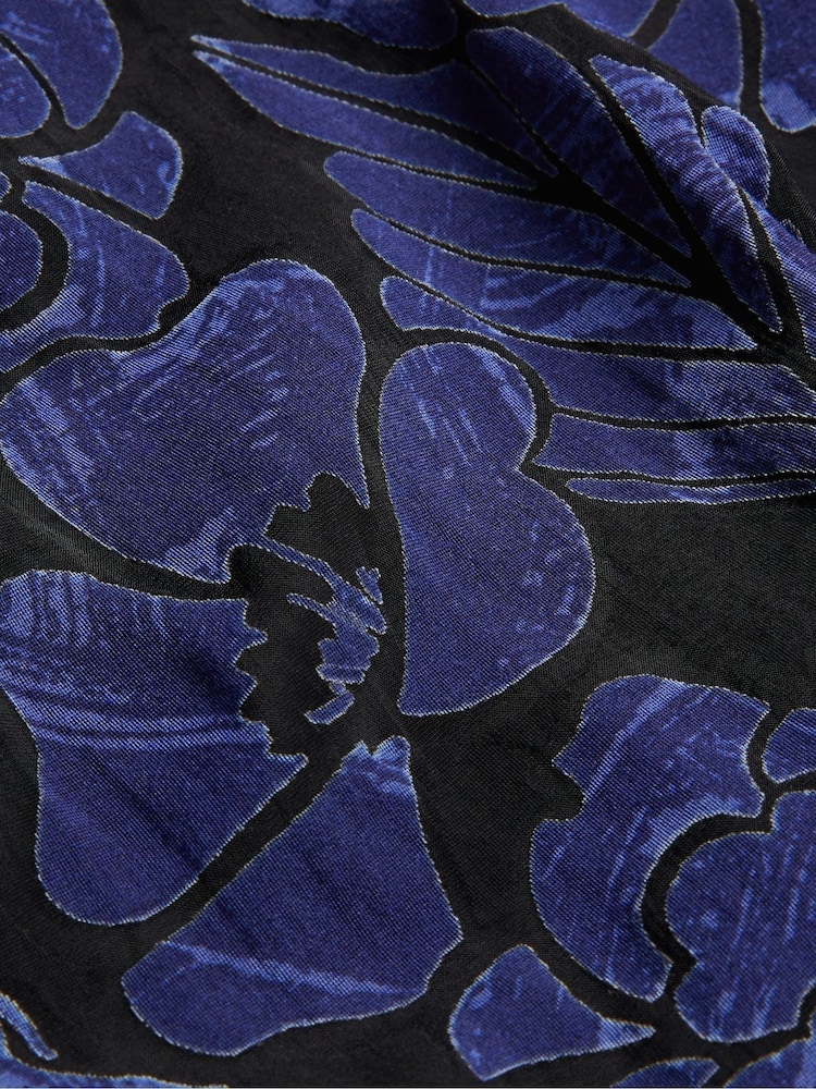 Ted Baker Blue Occhito Cut-Out Midi Dress - Image 6 of 7