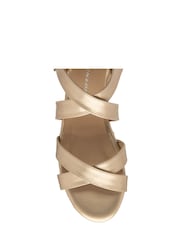 Dunlop Gold Wedges Open Toe Sandals - Image 4 of 4