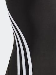 Schwarz/Weiß - adidas Badeanzug mit 3-Streifen-Design - Bild 4 von 5