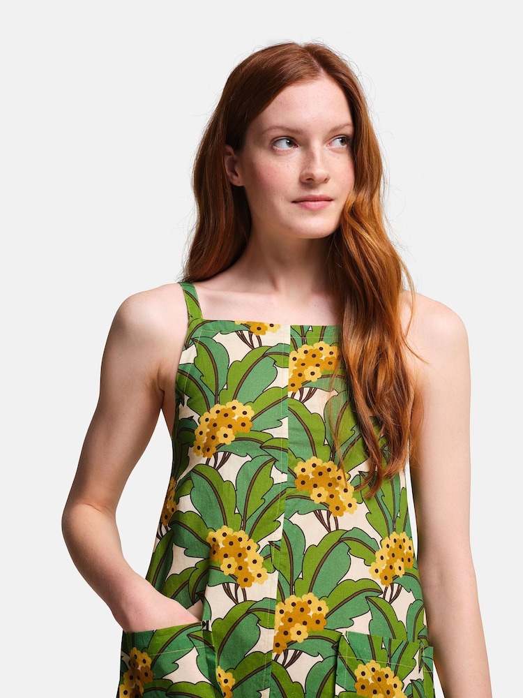 Regatta Green Orla Kiely II 100% Cotton Sun Dress - Image 4 of 7