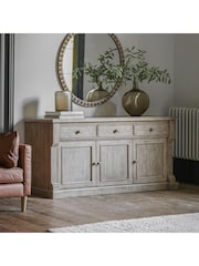 Gallery Home Natural Eastfield 3 Door 3 Drawer Sideboard - Image 7 of 10