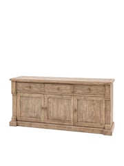 Gallery Home Natural Eastfield 3 Door 3 Drawer Sideboard - Image 9 of 10