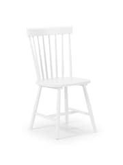 Julian Bowen White Torino Chairs Set Of 4 - Image 3 of 4