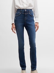 BOSS Dark Blue Slim Fit Supreme Movement Stretch Denim Jeans - Image 1 of 5