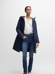 BOSS Dark Blue Slim Fit Supreme Movement Stretch Denim Jeans - Image 4 of 5