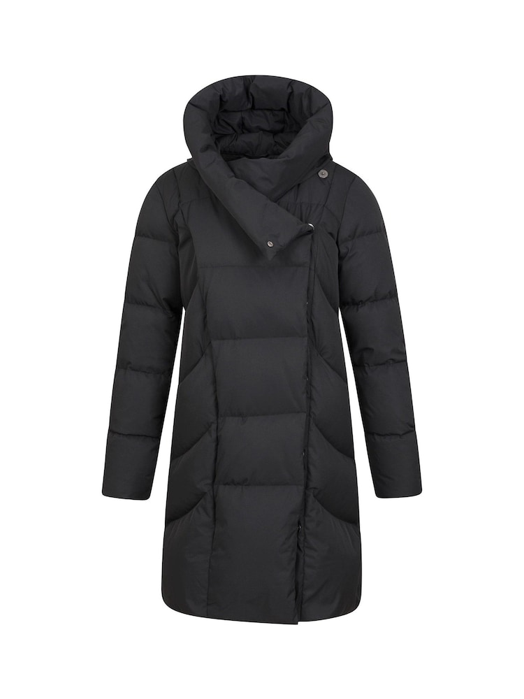 Mountain Warehouse Black Womens Cosy Wrap II Extreme Water Resistant Down Jacket - Image 1 of 5