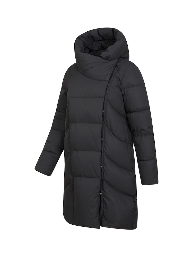 Mountain Warehouse Black Womens Cosy Wrap II Extreme Water Resistant Down Jacket - Image 5 of 5