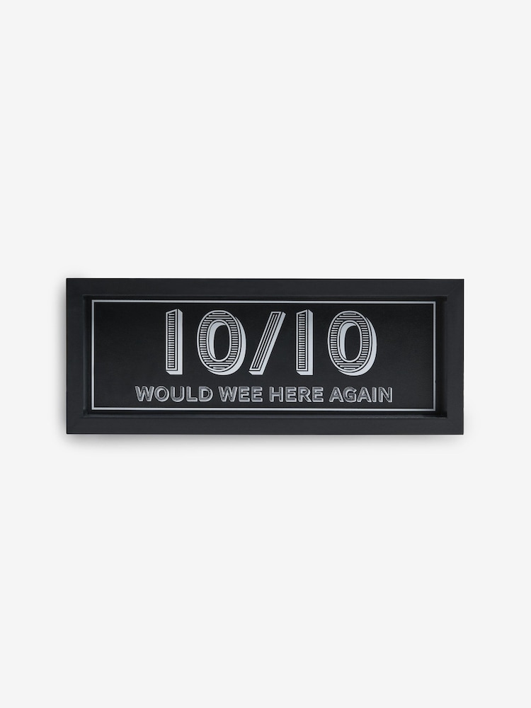 Monochrome 10/10 Slogan Ornament - Image 3 of 4