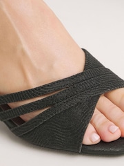 Simply Be Black Halter Back Sandals - Image 3 of 5