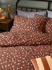 Furn Brown Deer Print Duvet Cover Set - Image 2 of 3